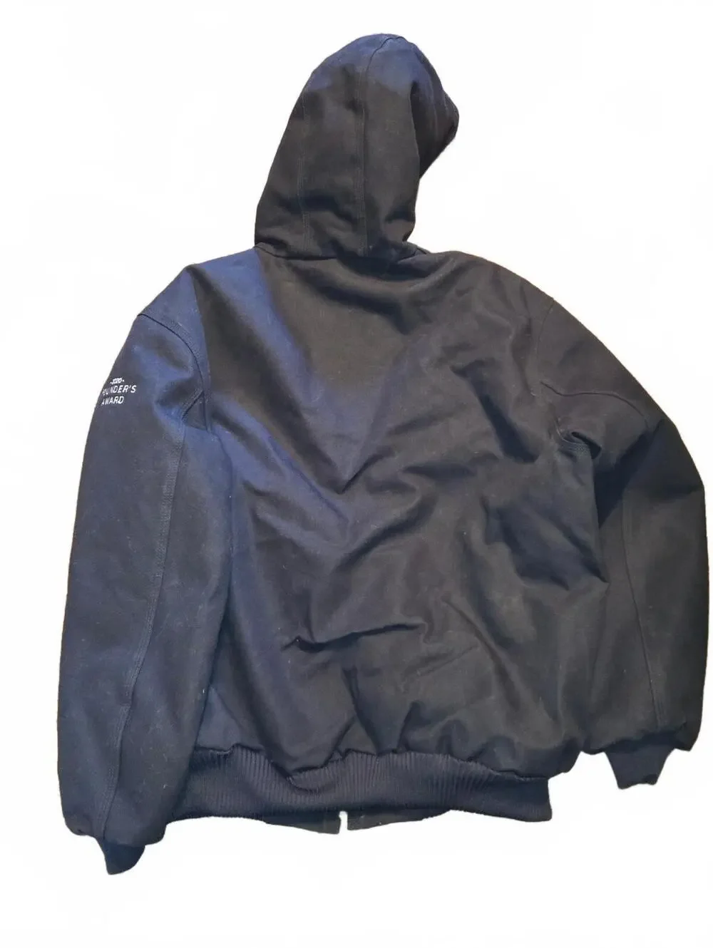 Carhartt Jacket 103940 Black XL Duck Active Quilt Lined Hood BRAND NEW NWT READ